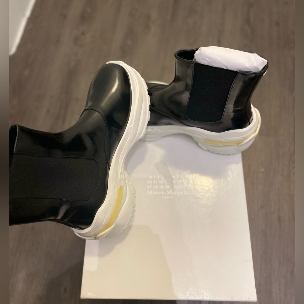 Maison Margiela Black/White Ankle Boot